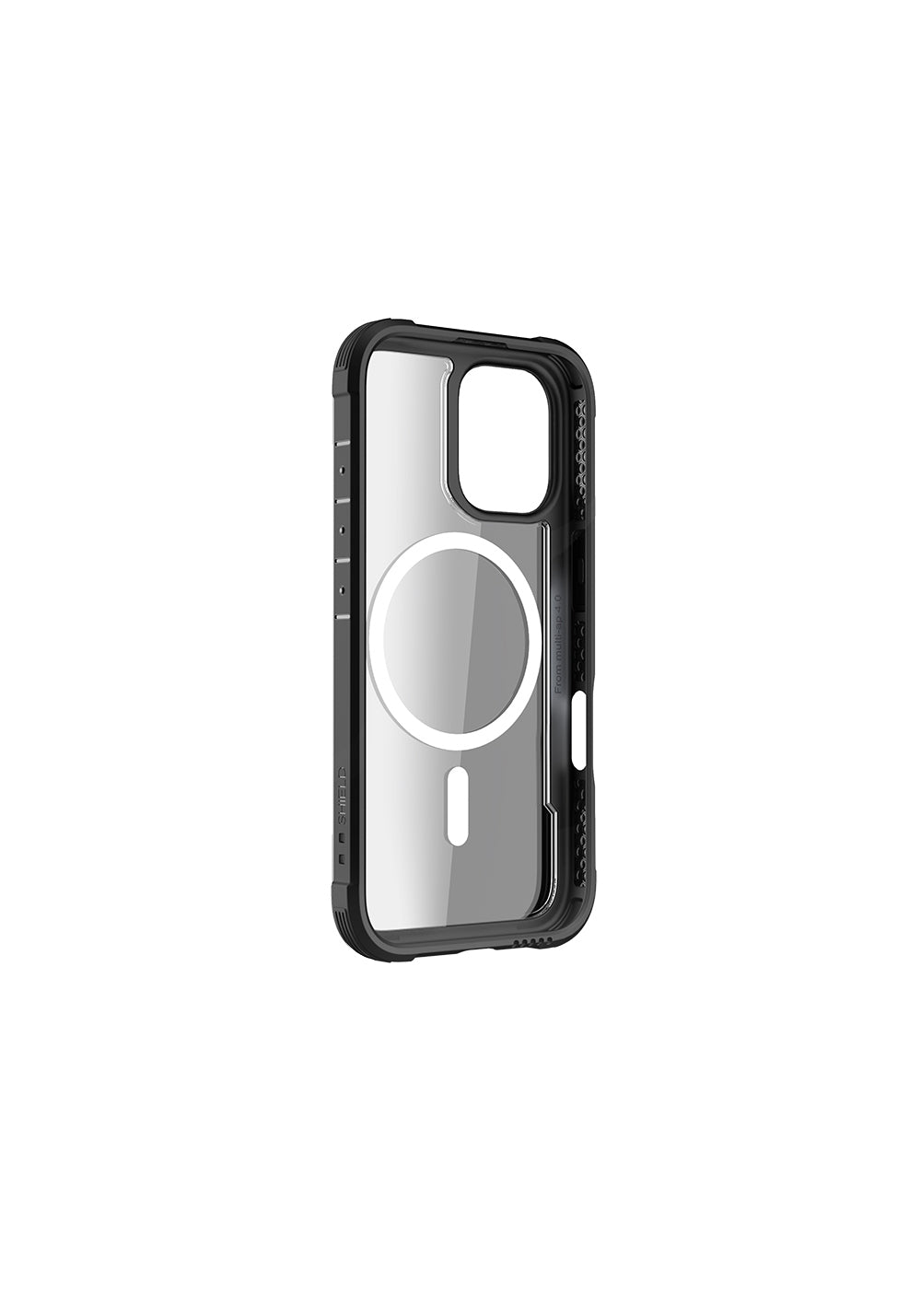 Apple iPhone 16 Kılıf Manyetik Şarj Uyumlu Airbagli Raptic Shield Serisi Şeffaf Arka Yüzey Kapak