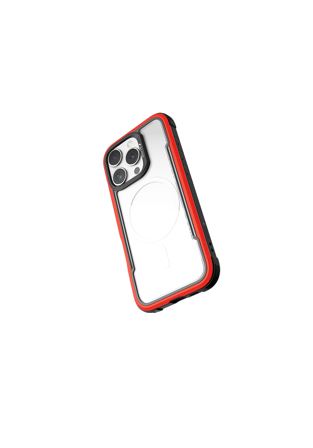 Apple iPhone 16 Pro Max Kılıf Manyetik Şarj Uyumlu Airbagli Raptic Shield Serisi Şeffaf Arka Yüzey Kapak