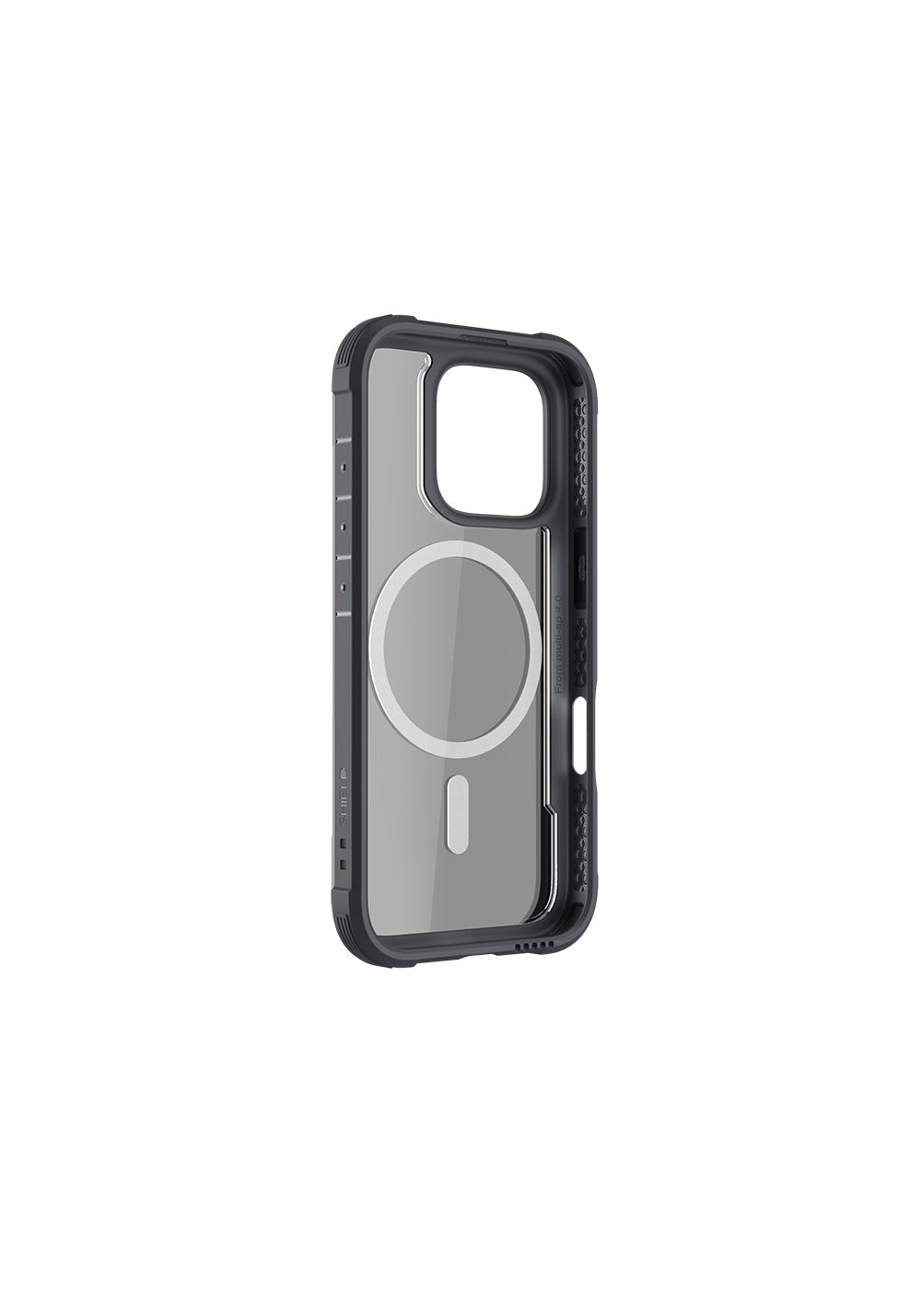 Apple iPhone 16 Pro Max Kılıf Manyetik Şarj Uyumlu Airbagli Raptic Shield Serisi Şeffaf Arka Yüzey Kapak