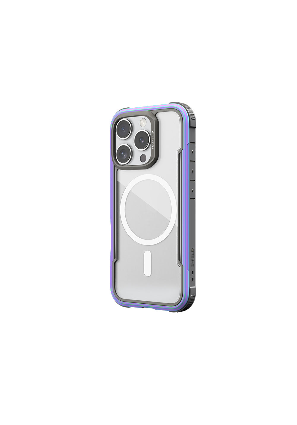 Apple iPhone 16 Pro Max Kılıf Manyetik Şarj Uyumlu Airbagli Raptic Shield Serisi Şeffaf Arka Yüzey Kapak