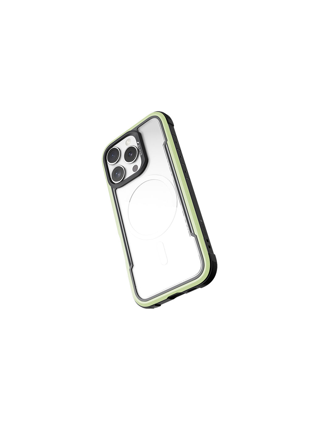 Apple iPhone 16 Pro Max Kılıf Manyetik Şarj Uyumlu Airbagli Raptic Shield Serisi Şeffaf Arka Yüzey Kapak