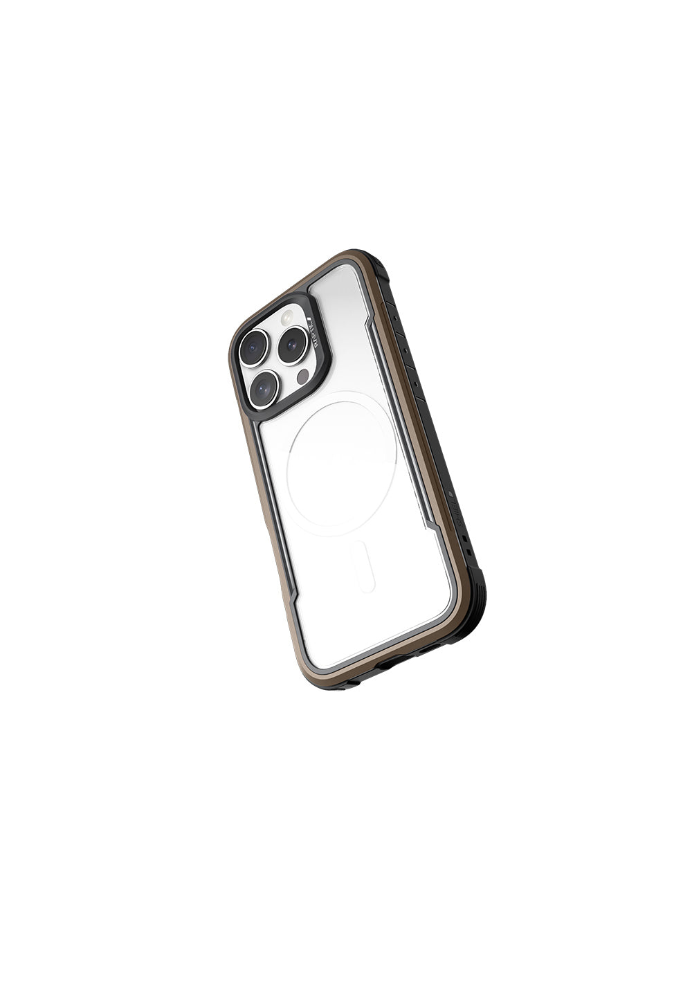 Apple iPhone 16 Pro Max Kılıf Manyetik Şarj Uyumlu Airbagli Raptic Shield Serisi Şeffaf Arka Yüzey Kapak