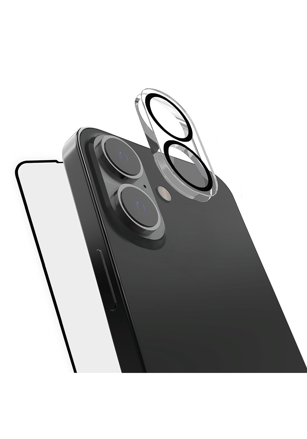 Apple iPhone 16 Plus Raptic 2in1 Temperli Ekran Koruyucu + Lens Koruyucu Set