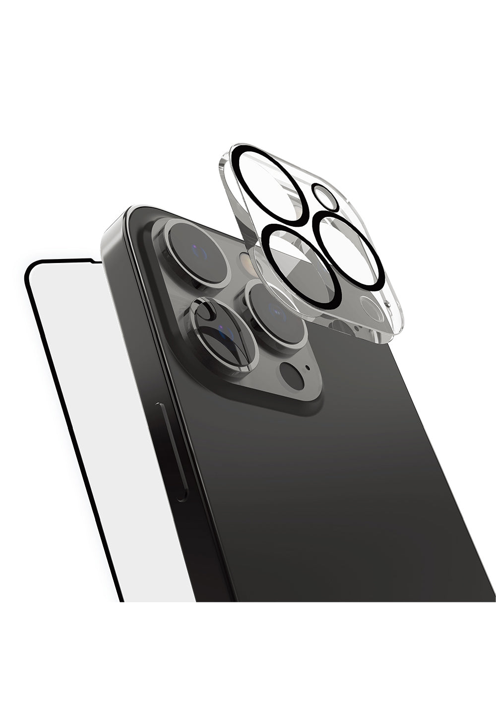 Apple iPhone 16 Pro Raptic 2in1 Temperli Ekran Koruyucu + Lens Koruyucu Set