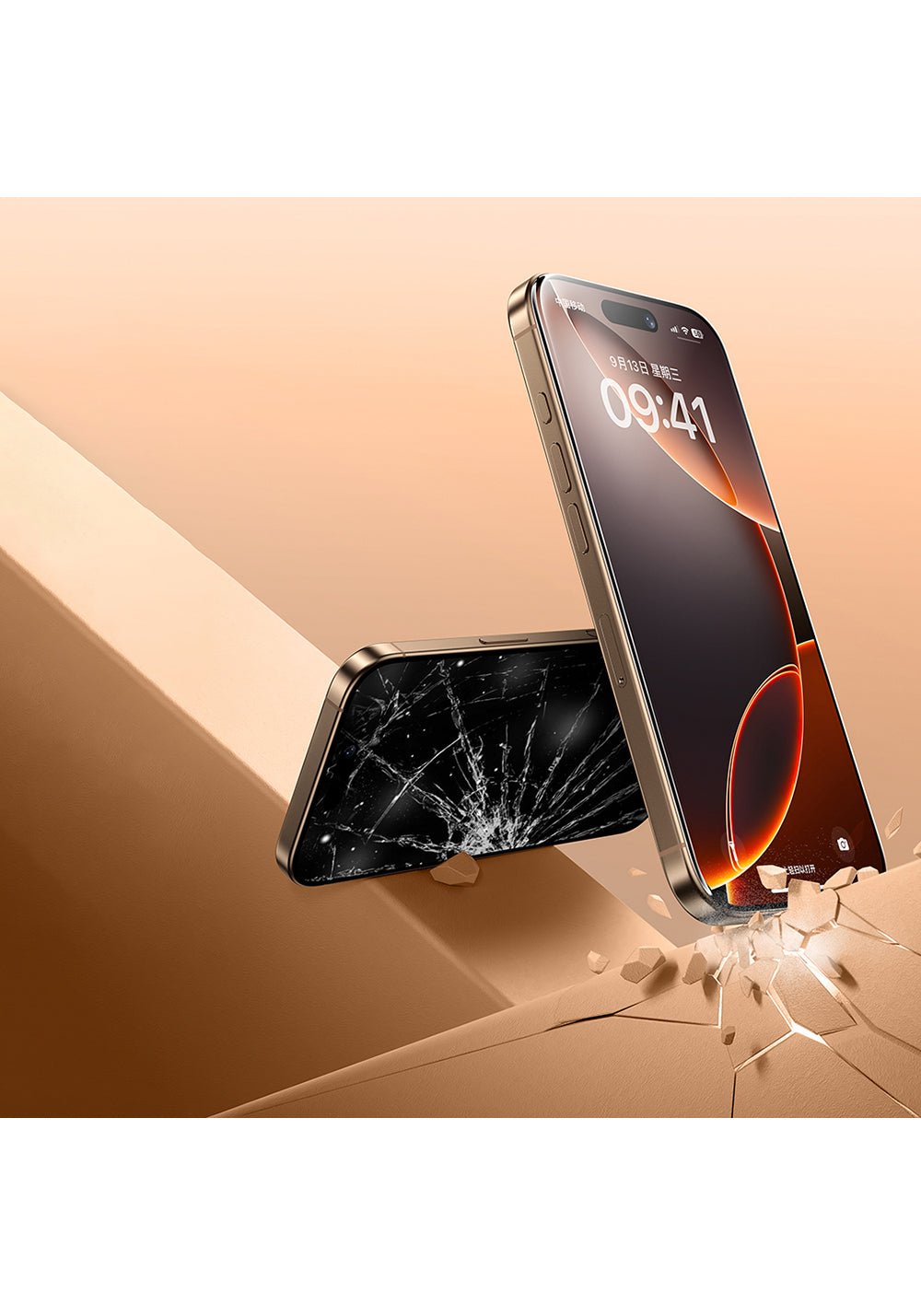 Apple iPhone 16 Pro Benks 0.3mm InvisiWarrior Ekranı Tam Kaplayan Full Şeffaf Ekran Koruyucu