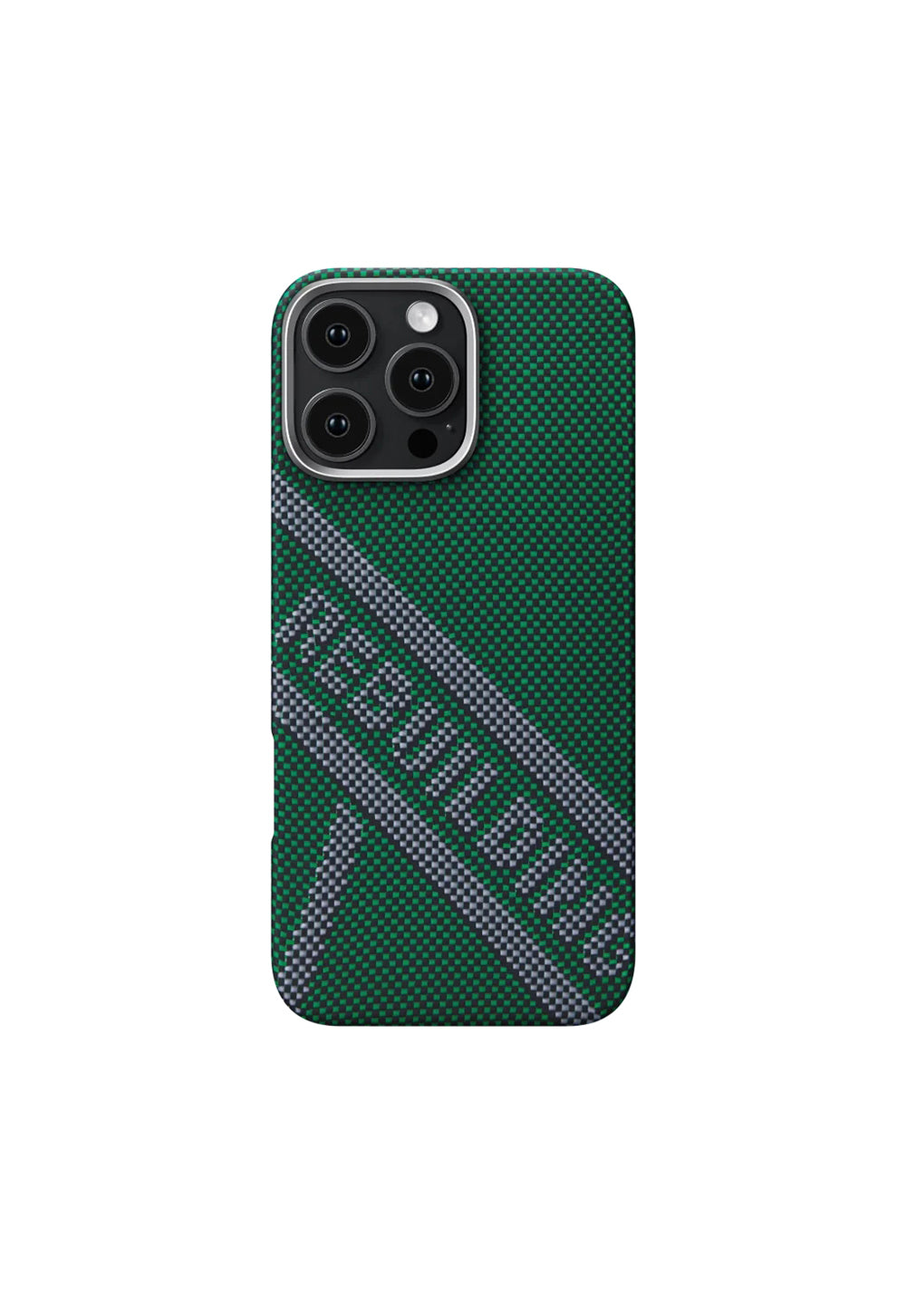 Apple iPhone 16 Pro Max Kılıf Manyetik Şarj Uyumlu Aramid Karbon Fiber Re-TROS Tasarımlı Pitaka Tactile Woven Rebuilding Serisi Kapak