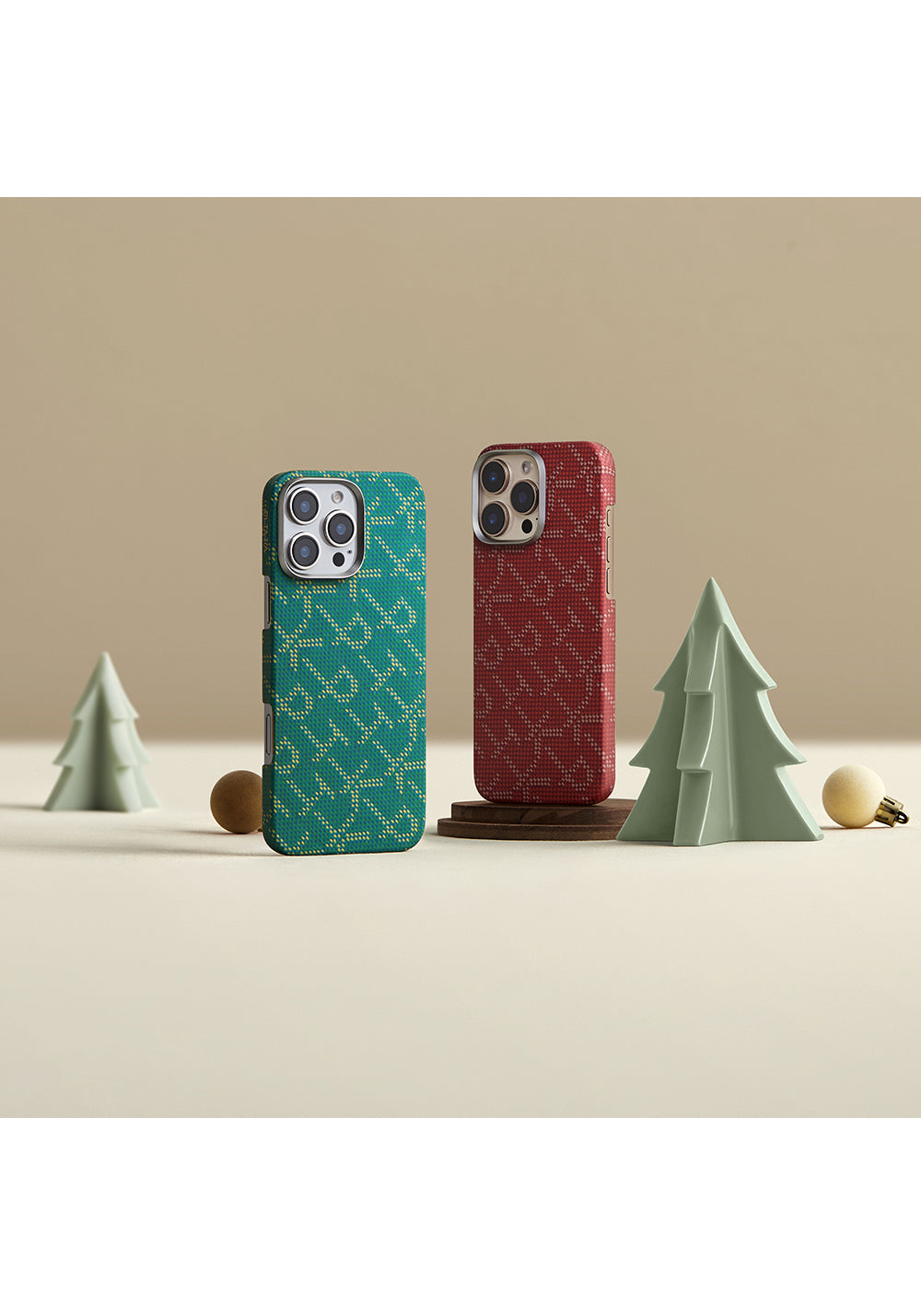 Apple iPhone 16 Pro Max Kılıf Manyetik Şarj Uyumlu Aramid Karbon Fiber Pitaka Tactile Woven Monogram Serisi Kapak