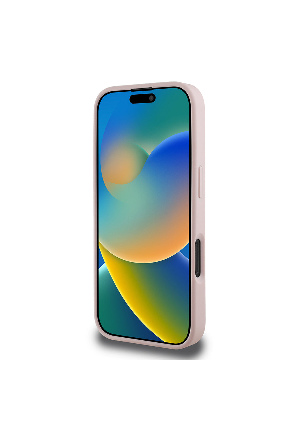 Apple iPhone 16 Pro Max Kılıf Guess Orijinal Lisanslı Manyetik Şarj Uyumlu Taneli Çiçek Tasarımlı Metal Yazı Logolu Kapak
