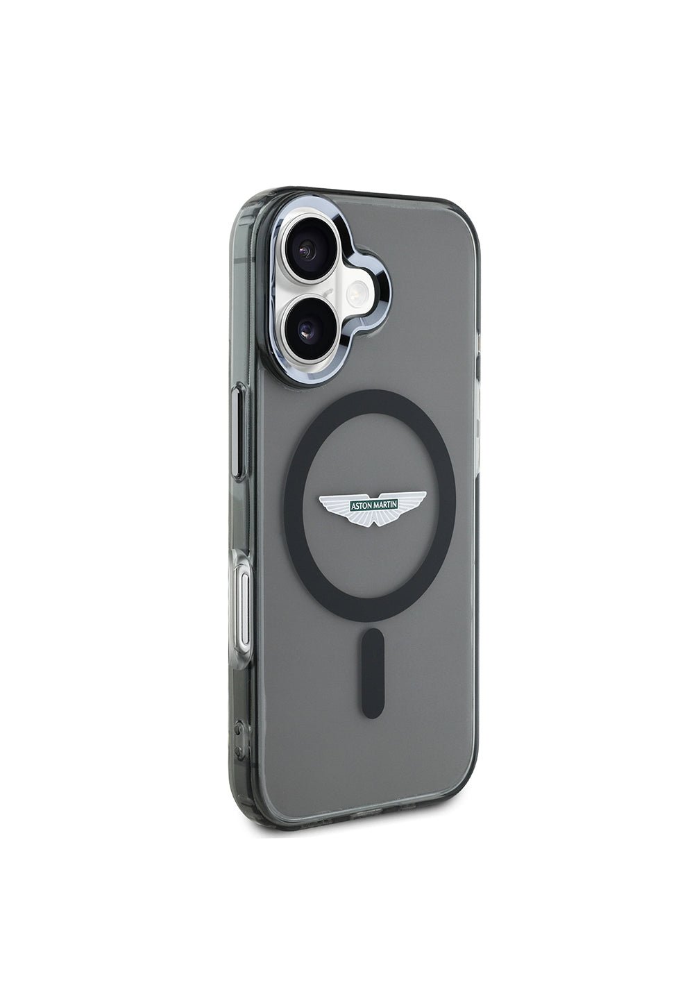 Apple iPhone 16 Kılıf Aston Martin Orijinal Lisanslı Manyetik Şarj Uyumlu IML Baskı Logolu Buzlu Kapak