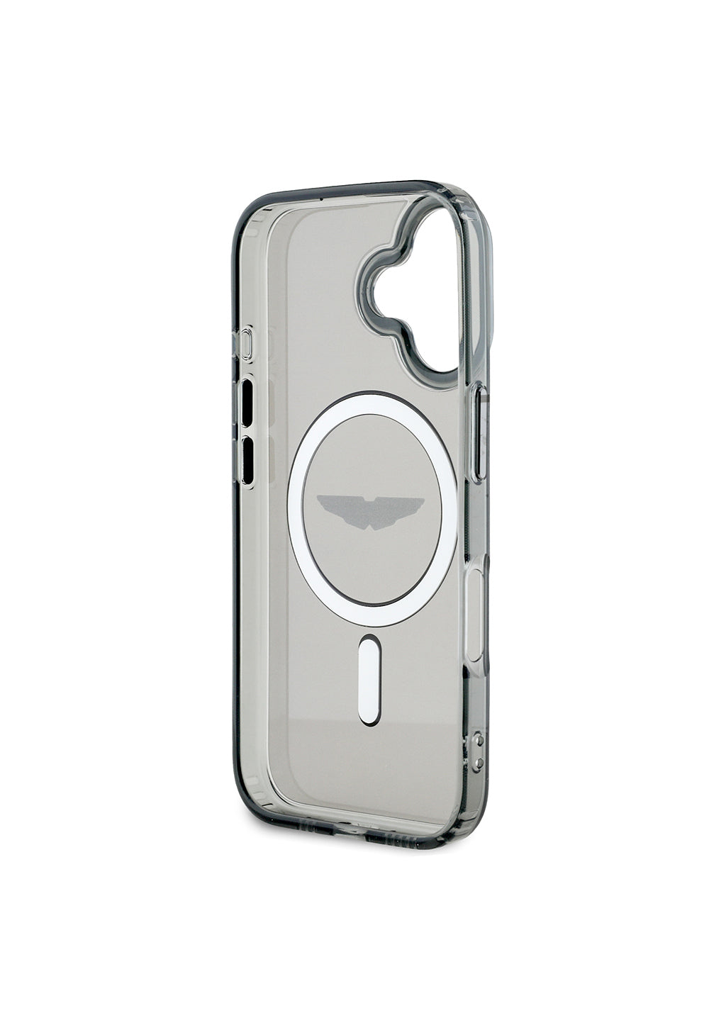 Apple iPhone 16 Kılıf Aston Martin Orijinal Lisanslı Manyetik Şarj Uyumlu IML Baskı Logolu Buzlu Kapak