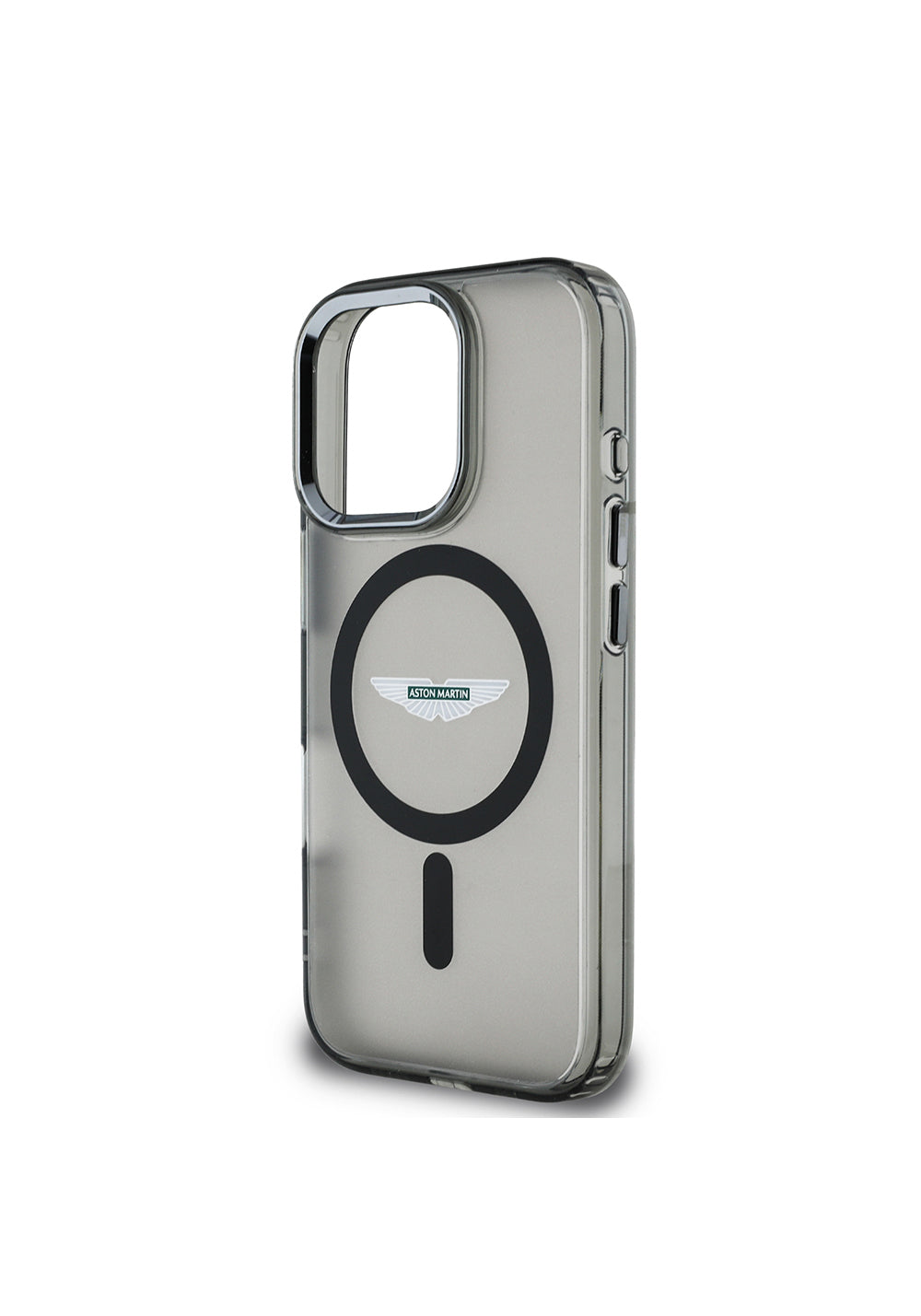 Apple iPhone 16 Pro Kılıf Aston Martin Orijinal Lisanslı Manyetik Şarj Uyumlu IML Baskı Logolu Buzlu Kapak