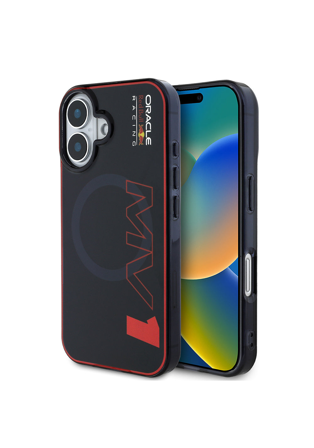 Apple iPhone 16 Kılıf Redbull Orijinal Lisanslı Manyetik Şarj Uyumlu Çift Katmanlı Sert PC Büyük Boy MV Kapak