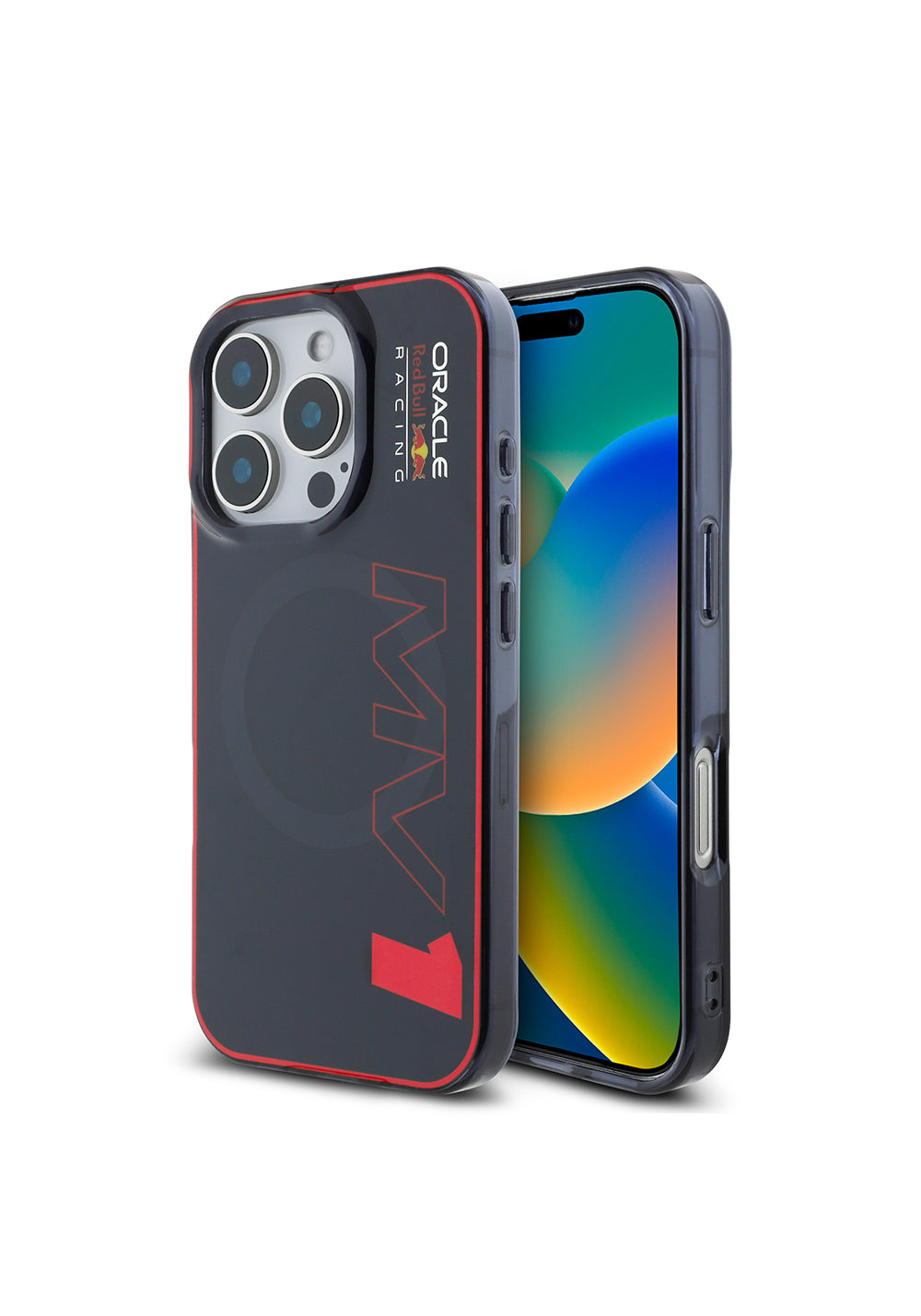 Apple iPhone 16 Pro Max Kılıf Redbull Orijinal Lisanslı Manyetik Şarj Uyumlu Çift Katmanlı Sert PC Büyük Boy MV Kapak