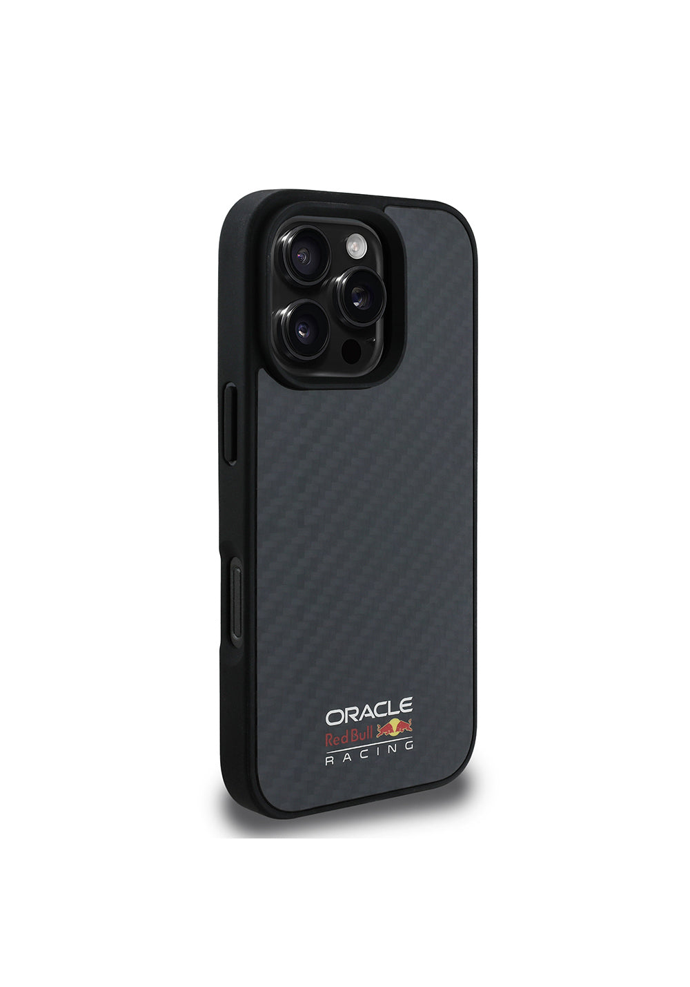 Apple iPhone 16 Pro Max Kılıf Redbull Orijinal Lisanslı Manyetik Şarj Uyumlu Karbon Fiber Tasarımlı Parlayan Logolu Kapak