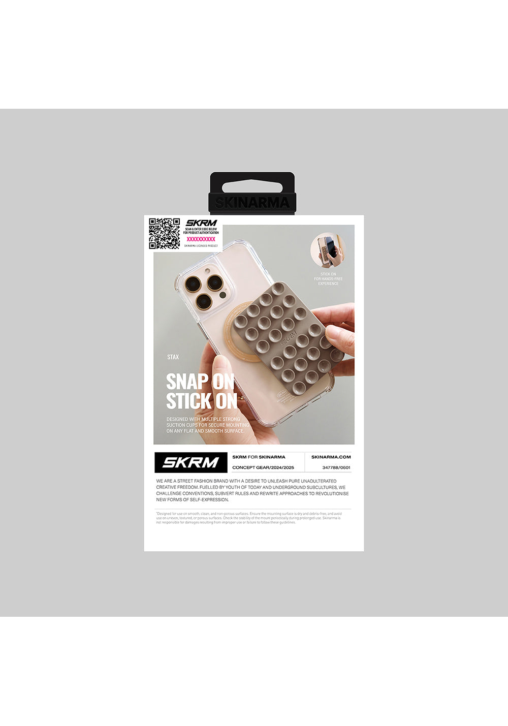 Skinarma Stax Magnetik Vakumlu Telefon Tutucu