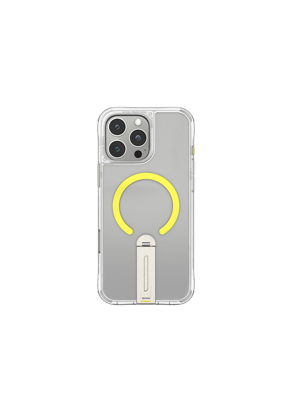 Apple iPhone 16 Pro Max Kılıf Manyetik Şarj Uyumlu 360 Derece Dönebilen Standlı Skinarma Helix Kapak