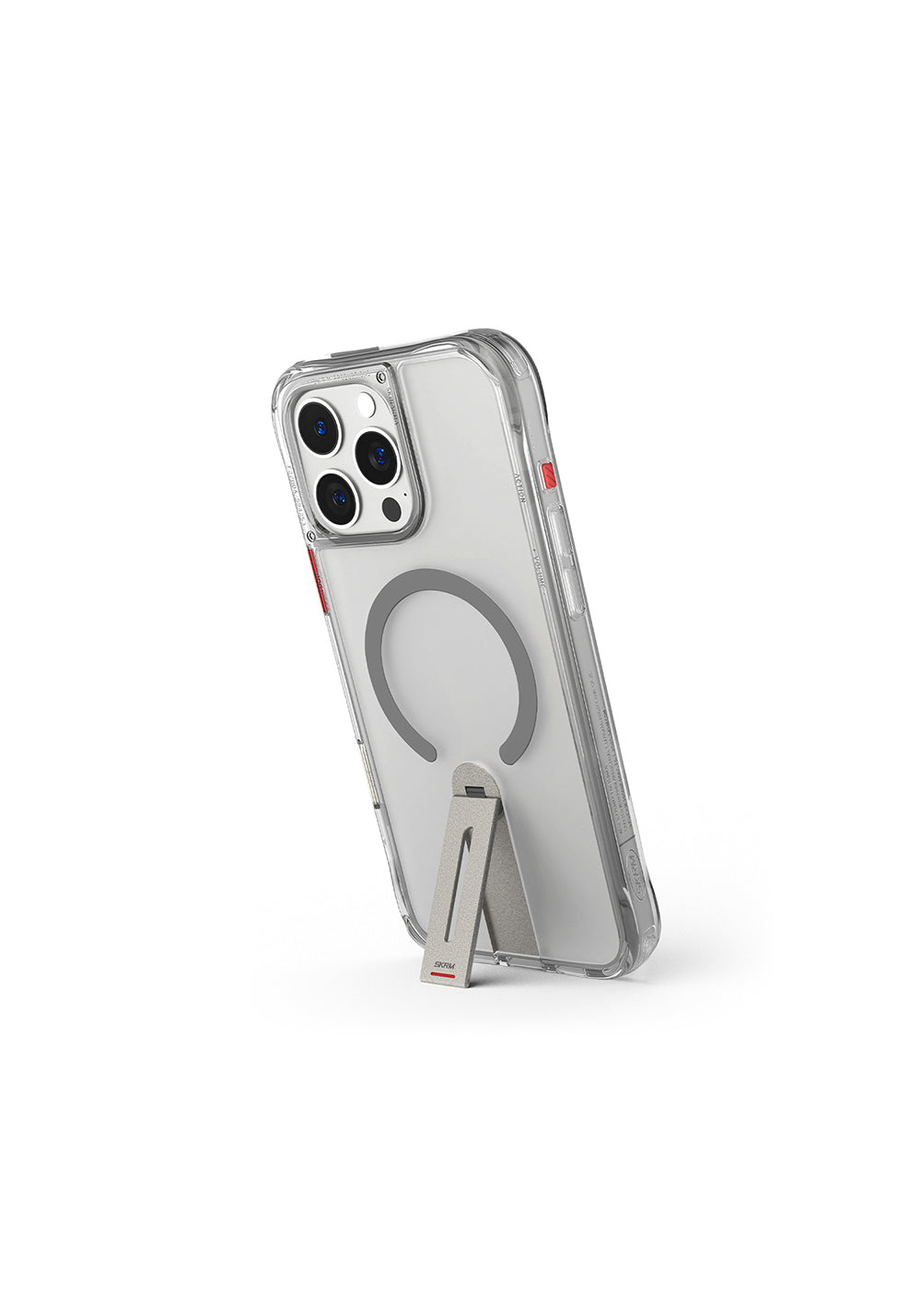 Apple iPhone 16 Pro Max Kılıf Manyetik Şarj Uyumlu 360 Derece Dönebilen Standlı Skinarma Helix Kapak