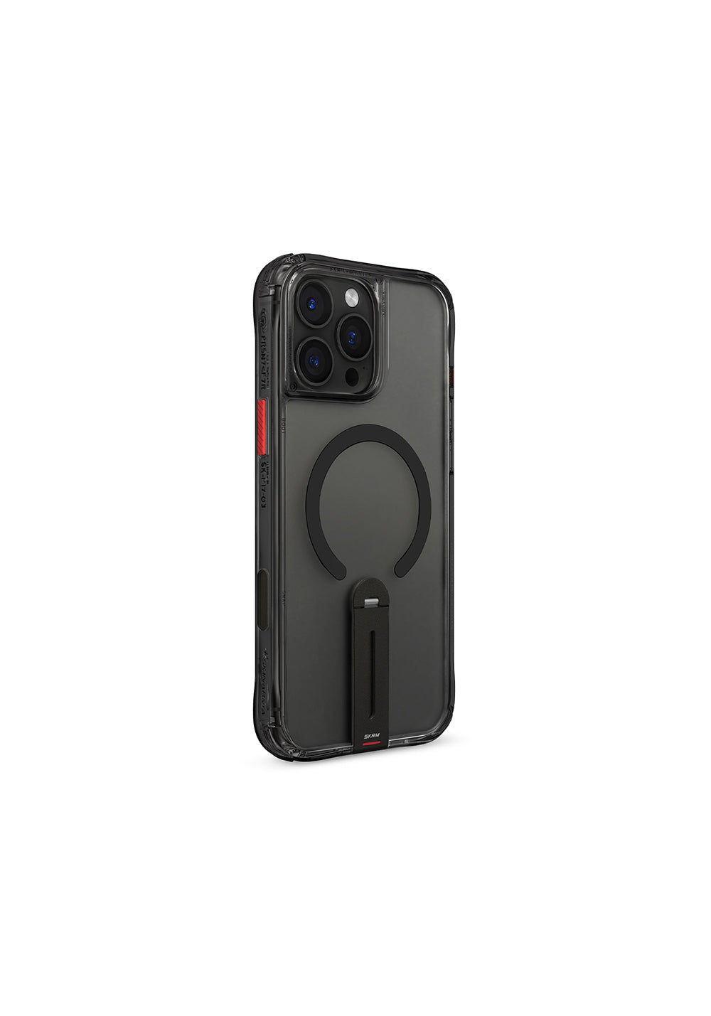 Apple iPhone 16 Pro Max Kılıf Manyetik Şarj Uyumlu 360 Derece Dönebilen Standlı Skinarma Helix Kapak