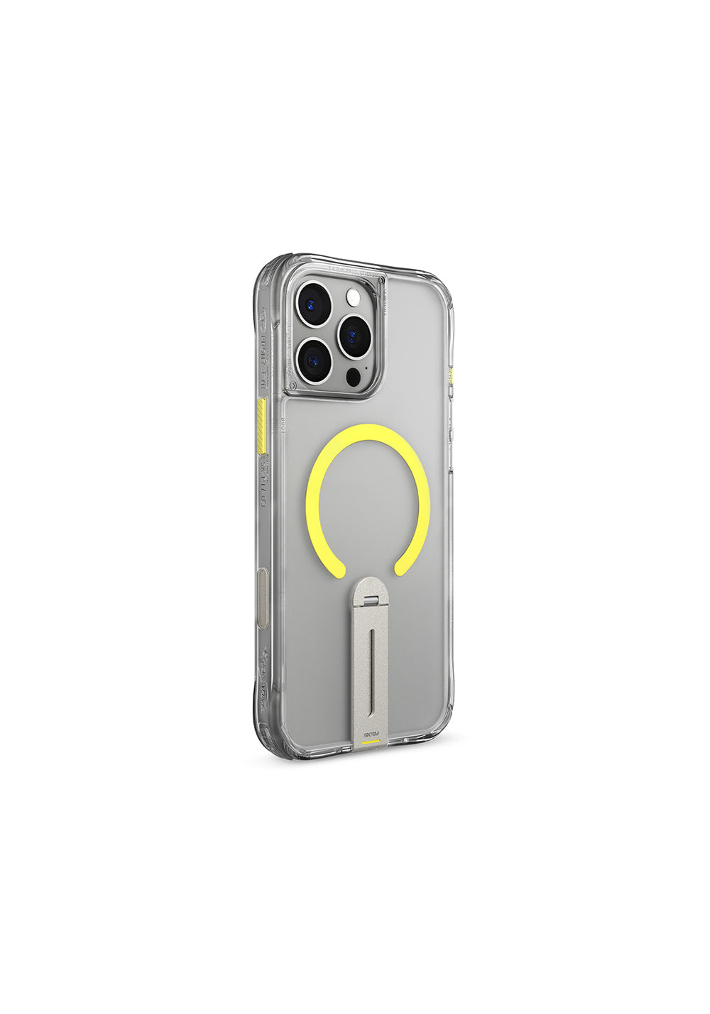 Apple iPhone 16 Pro Max Kılıf Manyetik Şarj Uyumlu 360 Derece Dönebilen Standlı Skinarma Helix Kapak