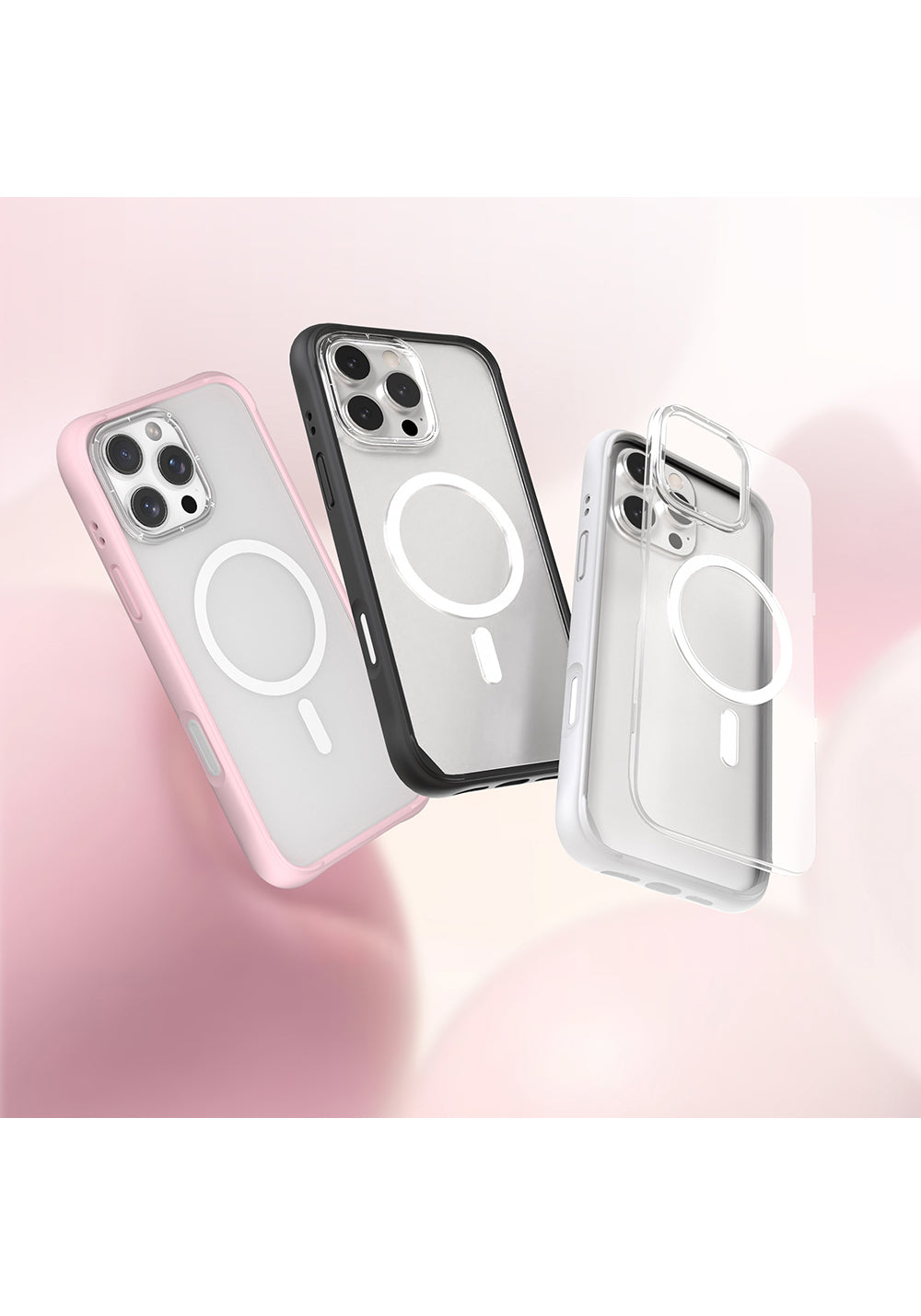 Apple iPhone 16 Pro Max Kılıf Manyetik Şarj Uyumlu Airbagli Youngkit Dynamic 2 Serisi Kapak