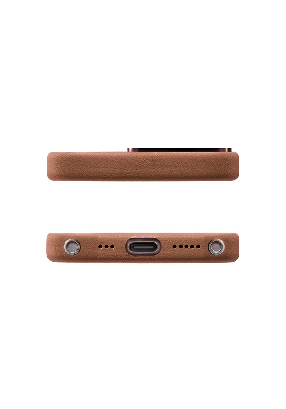 Apple iPhone 16 Pro Max Kılıf Manyetik Şarj Uyumlu Standlı Suni Deri Tasarımlı Pynana Dancing Circle Serisi Kapak