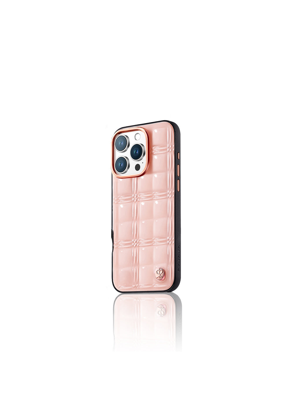 Apple iPhone 16 Pro Kılıf Askı Aparatlı Pynana Metal Grid Kapak