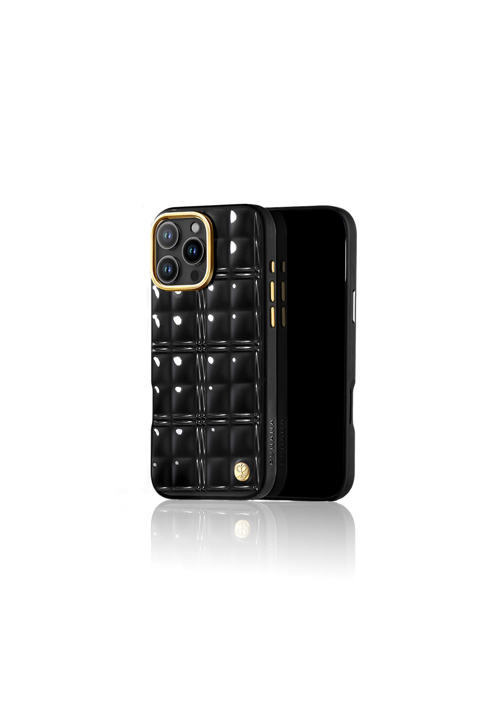 Apple iPhone 16 Pro Max Kılıf Askı Aparatlı Pynana Metal Grid Kapak