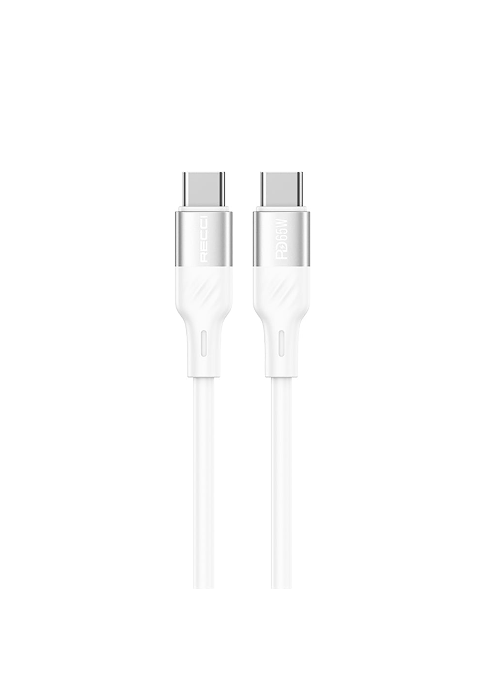 Recci RC85E GaN Teknolojili Hızlı Şarj Başlığı USB-A to Type-C PD 67W Kablolu Şarj Seti