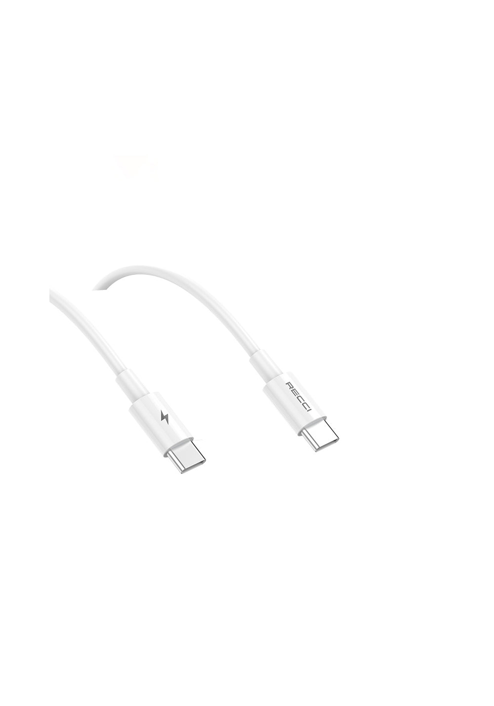 Recci RC106E GaN Teknolojili Hızlı Şarj Başlığı Type-C to Type-C PD 25W Kablolu Şarj Seti