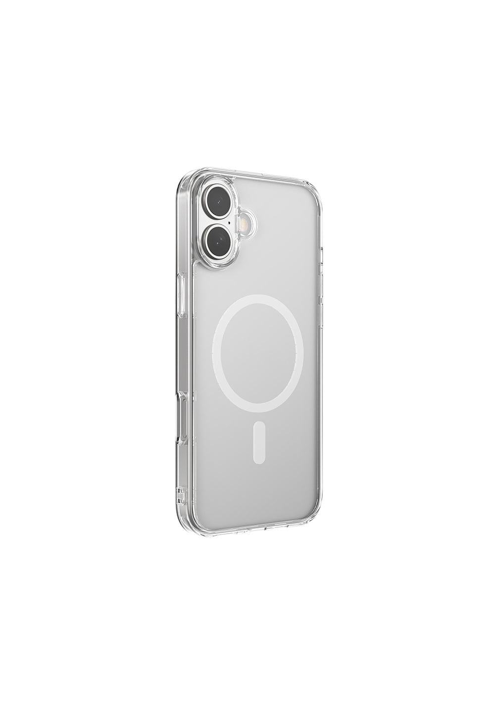 Apple iPhone 16 Plus Kılıf Manyetik Şarj Uyumlu Raptic Crystal M-safe Serisi Şeffaf Kapak