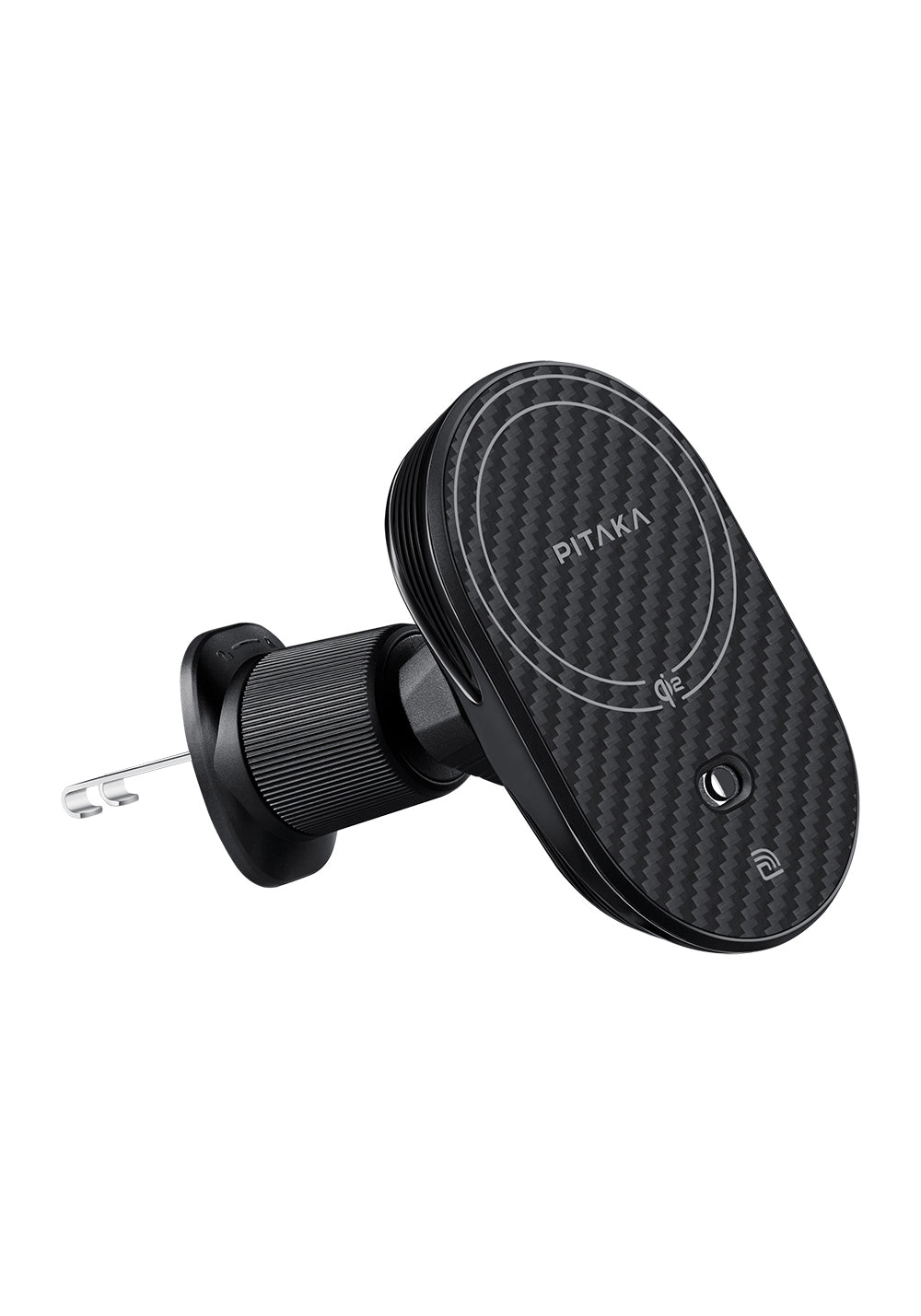 Pitaka MagEZ Pro 2 Manyetik Şarj Uyumlu Qi2 Aramid Fiber Araç Telefon Tutucu