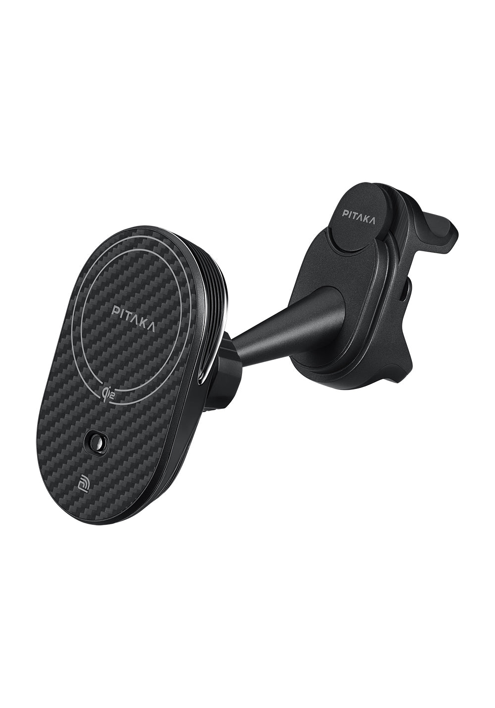 Pitaka MagEZ Pro 2 Manyetik Şarj Uyumlu Qi2 Aramid Fiber Araç Telefon Tutucu