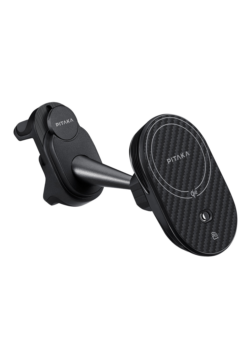 Pitaka MagEZ Pro 2 Manyetik Şarj Uyumlu Qi2 Aramid Fiber Araç Telefon Tutucu