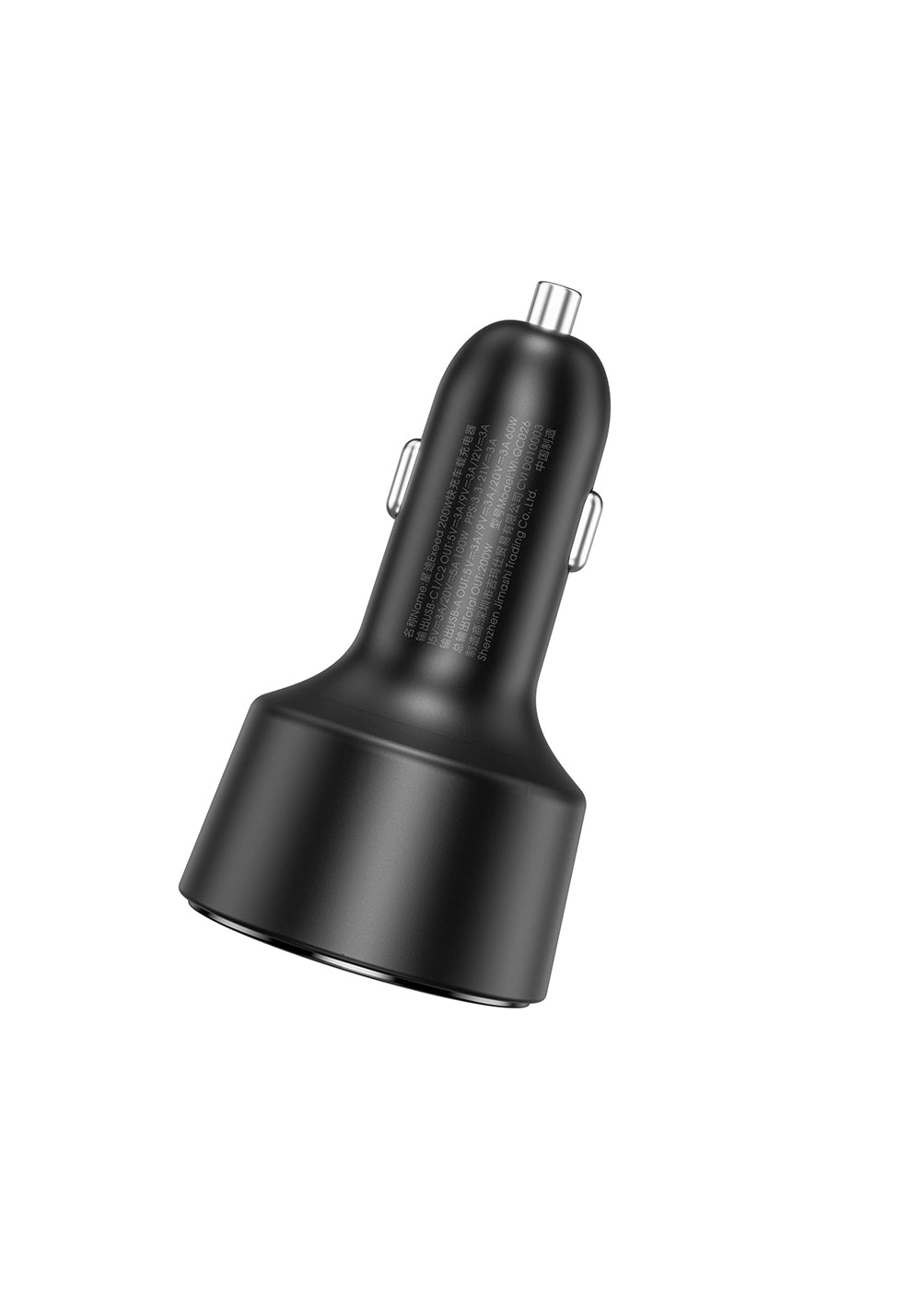 Wiwu Wi-QC026 Starship Serisi Hızlı Şarj Özellikli Dual Type-C + USB-A Portlu Araç Şarj Aleti 200W