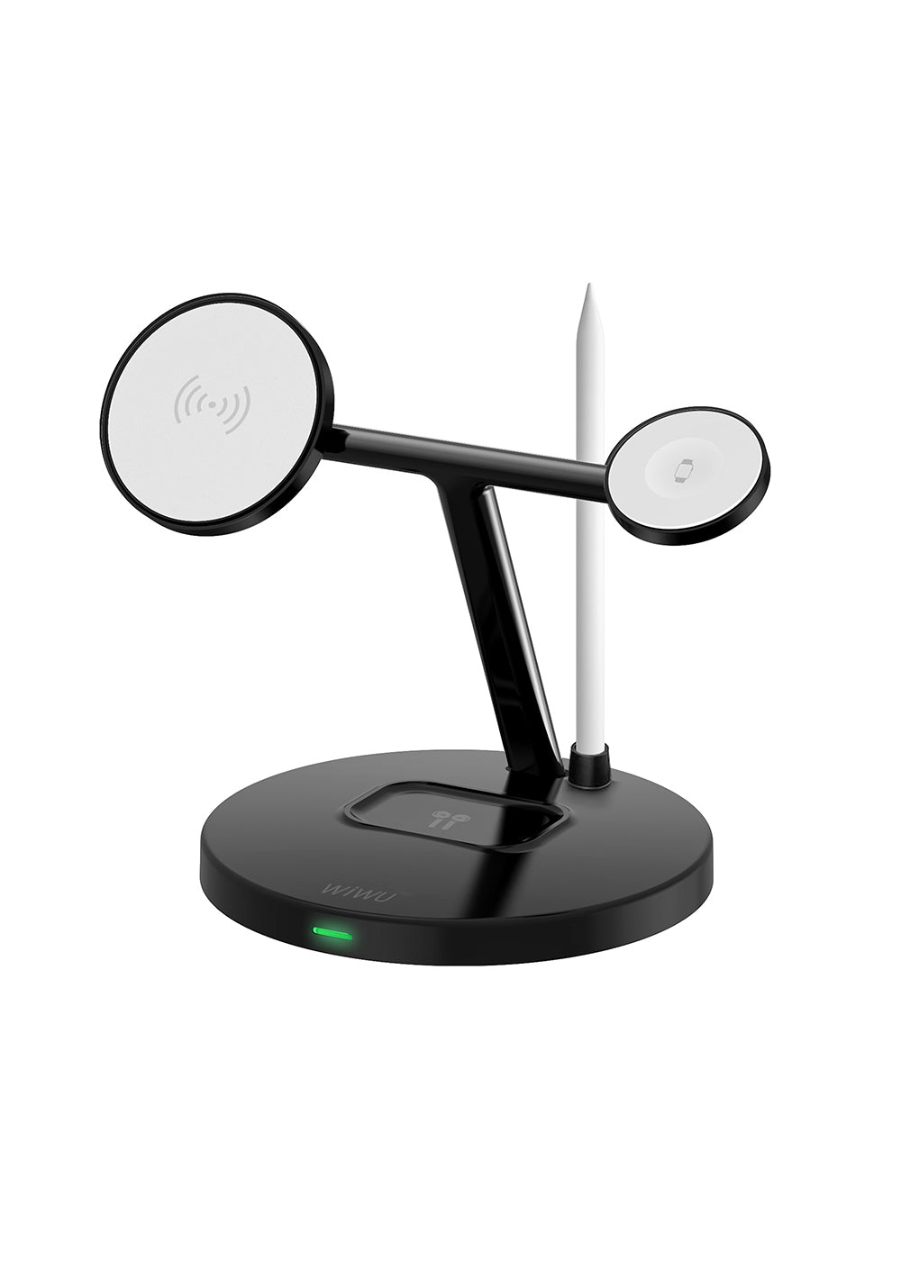 Wiwu Wi-W032 4 in 1 Magnetik Hızlı Şarj Özellikli Kablosuz Şarj Standı 15W