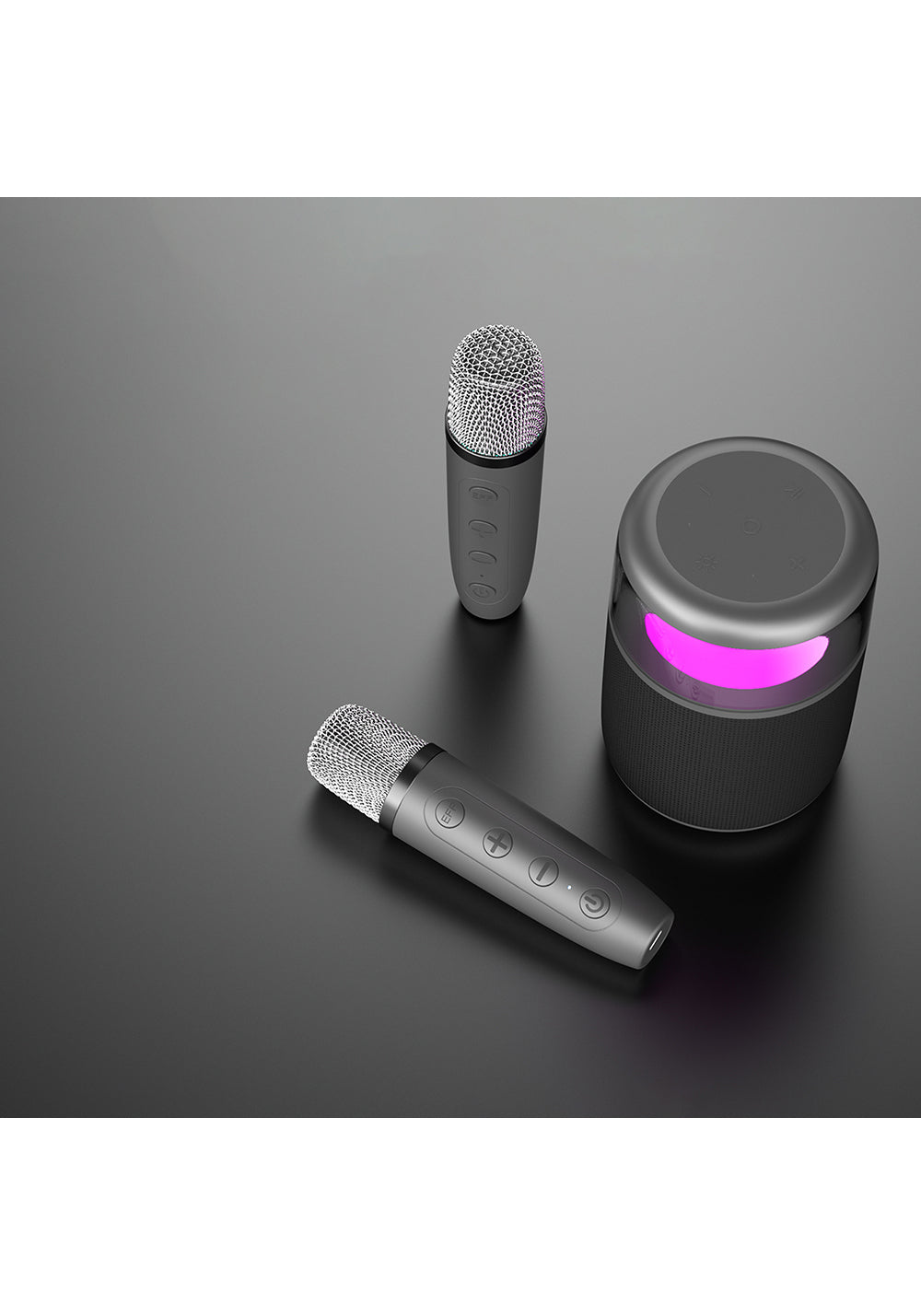 Lenyes S217 RGB Işıklı Karaoke Mikrofonlu Bluetooth Speaker Hoparlör v5.3