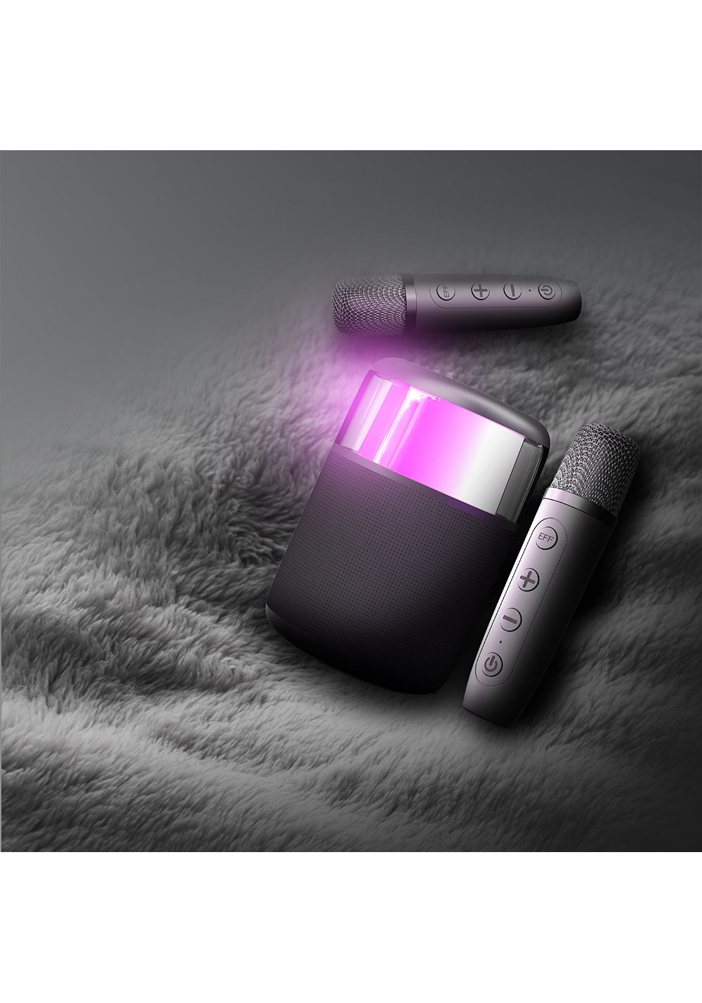 Lenyes S217 RGB Işıklı Karaoke Mikrofonlu Bluetooth Speaker Hoparlör v5.3
