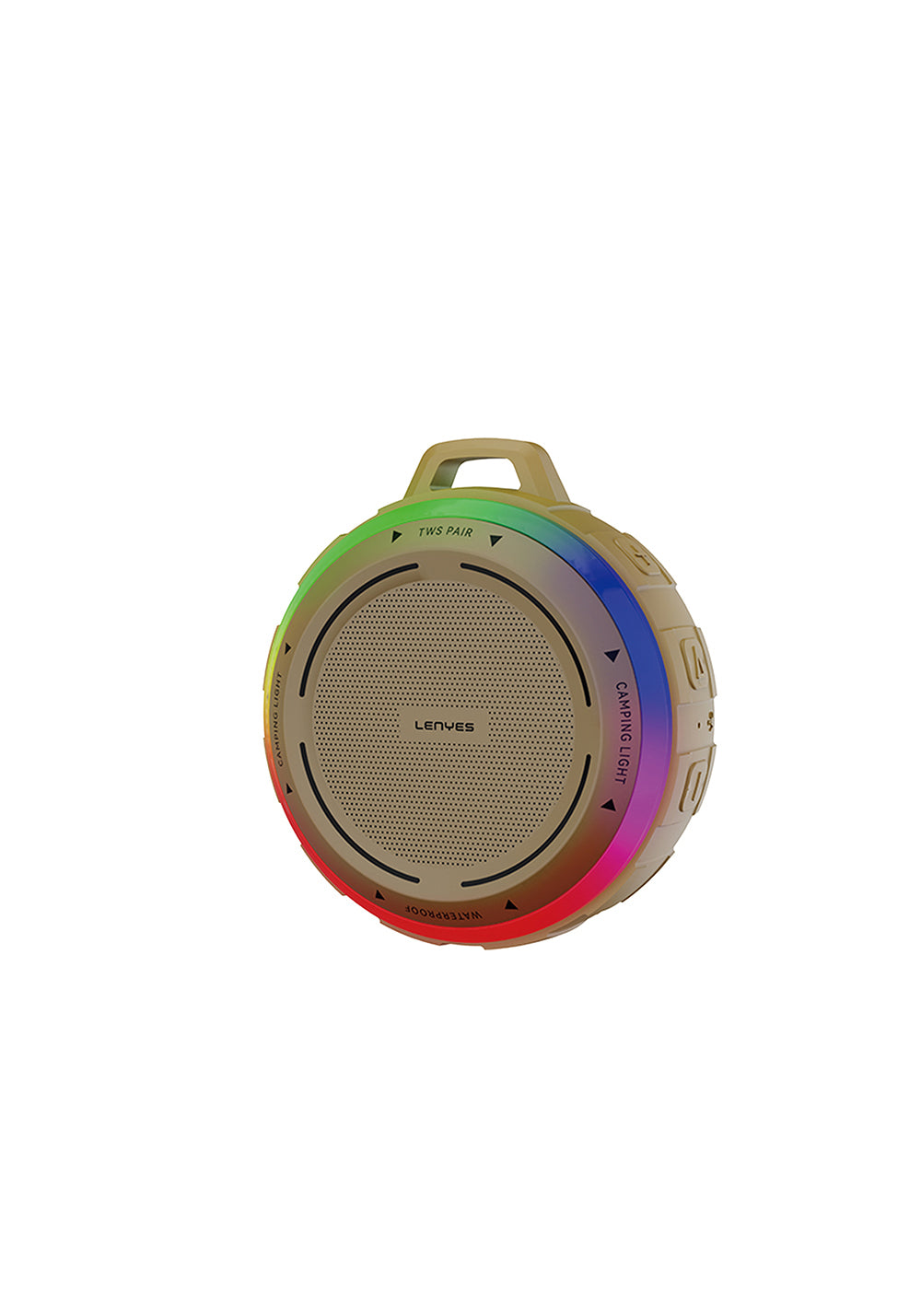 Lenyes S223 RGB Işıklı Askı Aparatlı Mini Bluetooth Speaker Hoparlör v5.3
