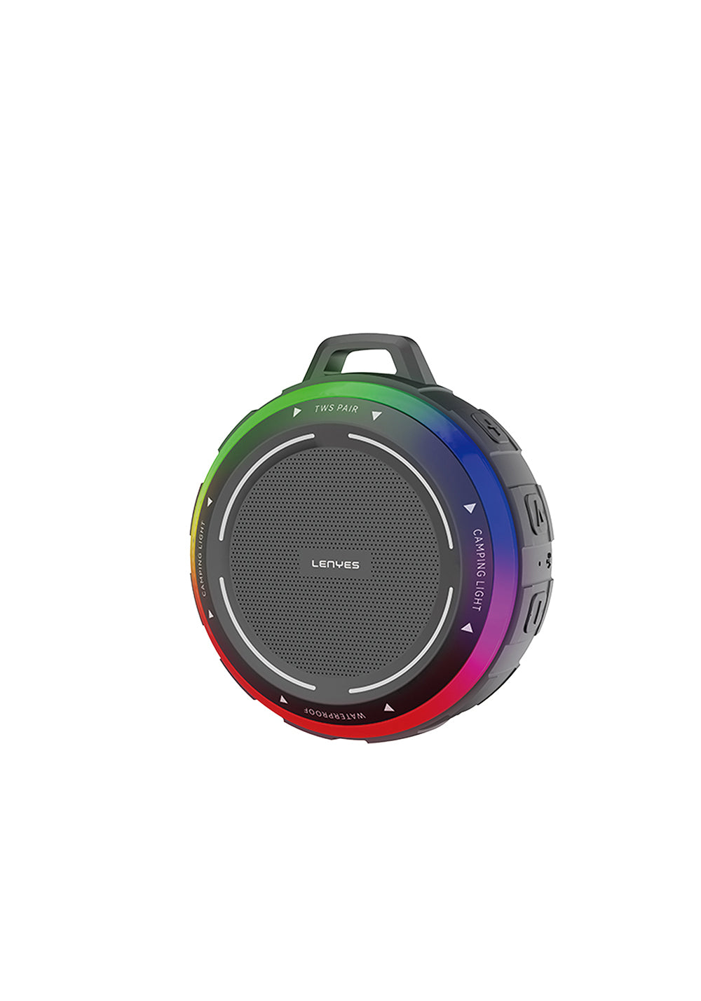 Lenyes S223 RGB Işıklı Askı Aparatlı Mini Bluetooth Speaker Hoparlör v5.3