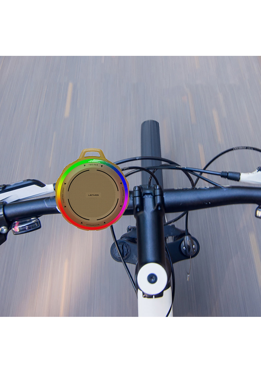 Lenyes S223 RGB Işıklı Askı Aparatlı Mini Bluetooth Speaker Hoparlör v5.3