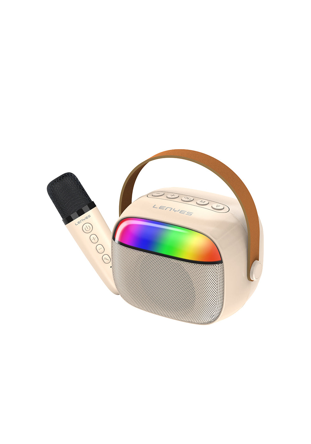 Lenyes S227 RGB Işıklı Askılı Mikrofonlu Bluetooth Speaker Hoparlör v5.3