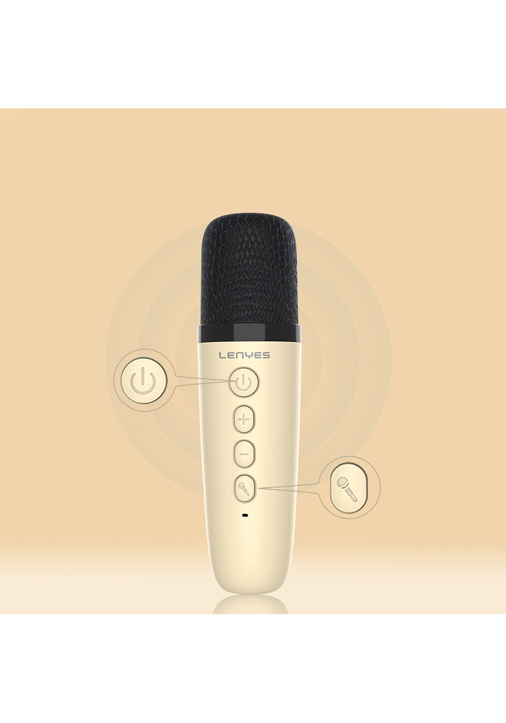 Lenyes S227 RGB Işıklı Askılı Mikrofonlu Bluetooth Speaker Hoparlör v5.3