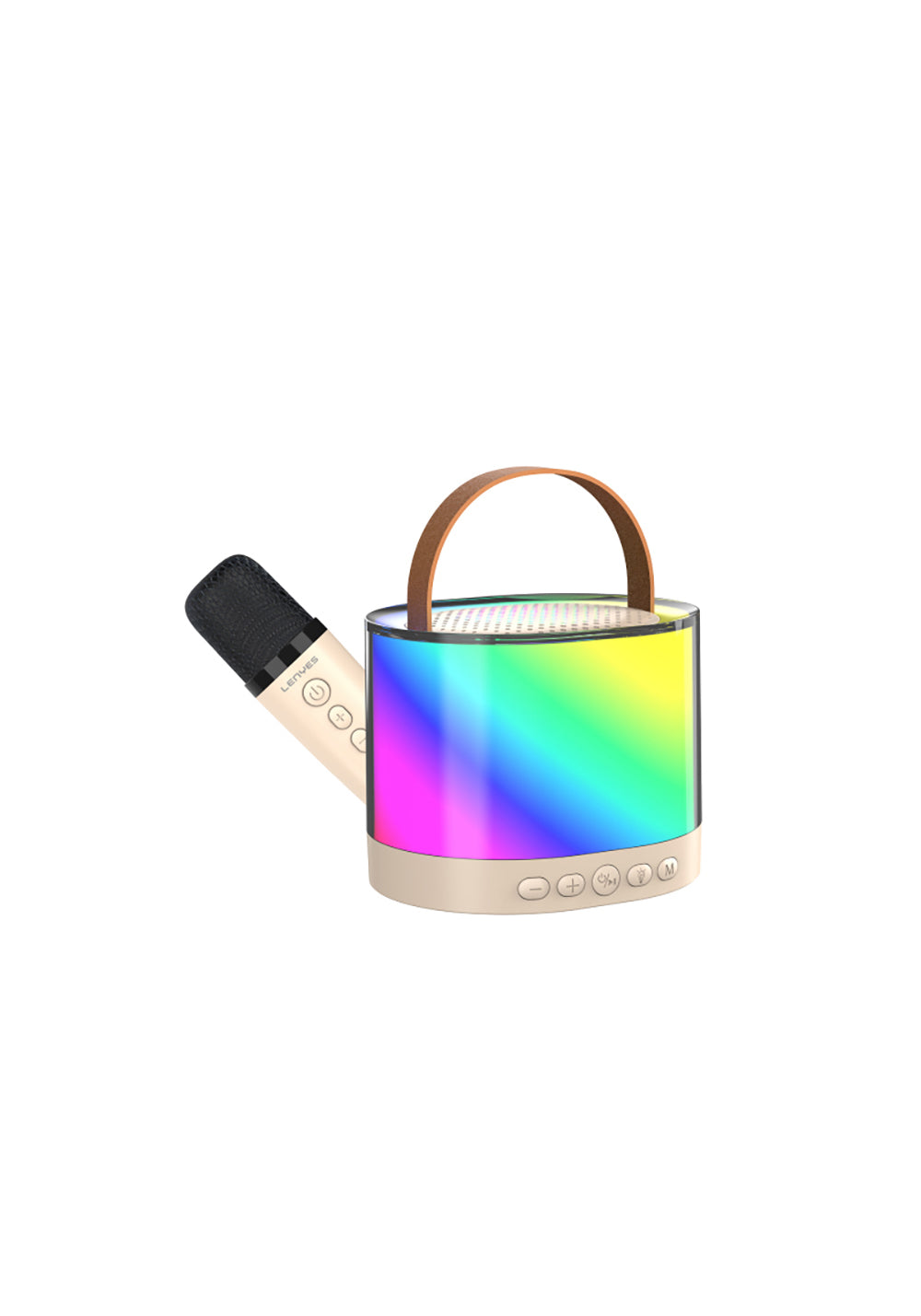 Lenyes S229 RGB Işıklı Askılı Mikrofonlu Bluetooth Speaker Hoparlör v5.3
