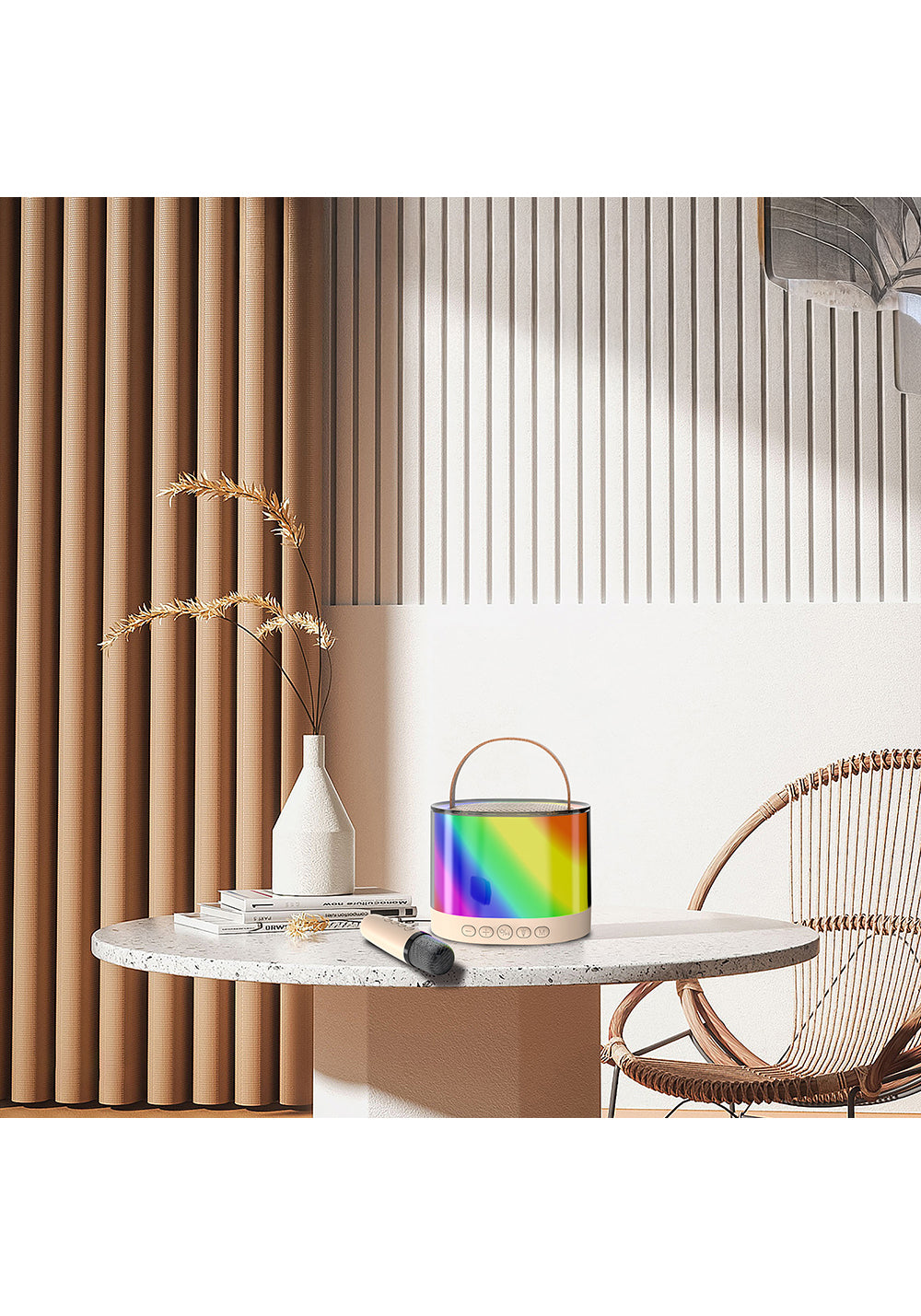 Lenyes S229 RGB Işıklı Askılı Mikrofonlu Bluetooth Speaker Hoparlör v5.3