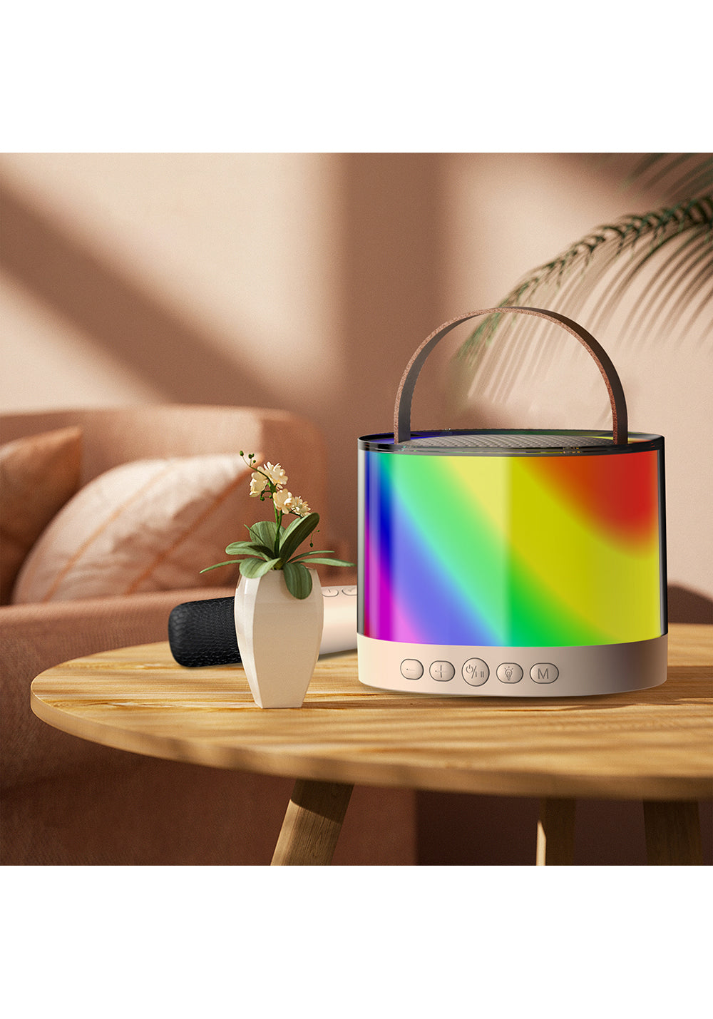 Lenyes S229 RGB Işıklı Askılı Mikrofonlu Bluetooth Speaker Hoparlör v5.3