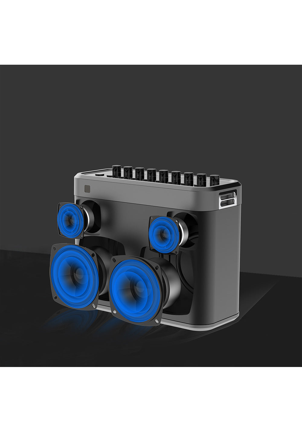 Lenyes S830 Mikrofonlu Çoklu Giriş TWS Karaoke Bluetooth Hoparlör v5.0 160W