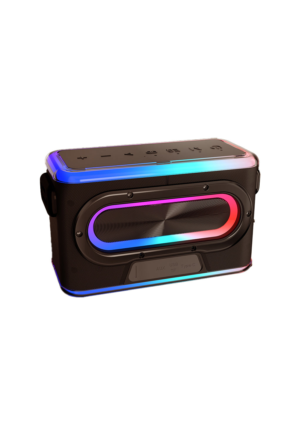 Lenyes S834 RGB Led Işıklı Bluetooth Speaker Hoparlör ve Karaoke Bluetooth Mikrofon