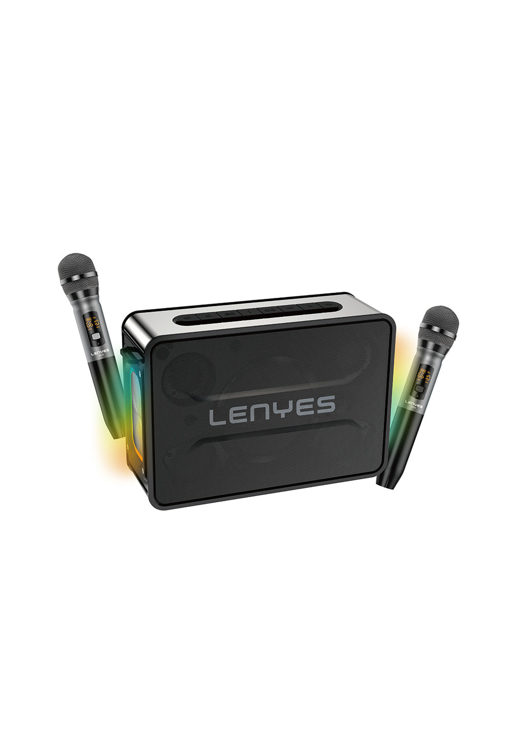 Lenyes S859 RGB Işıklı Çift Mikrofonlu TWS Bluetooth Speaker Hoparlör v5.3