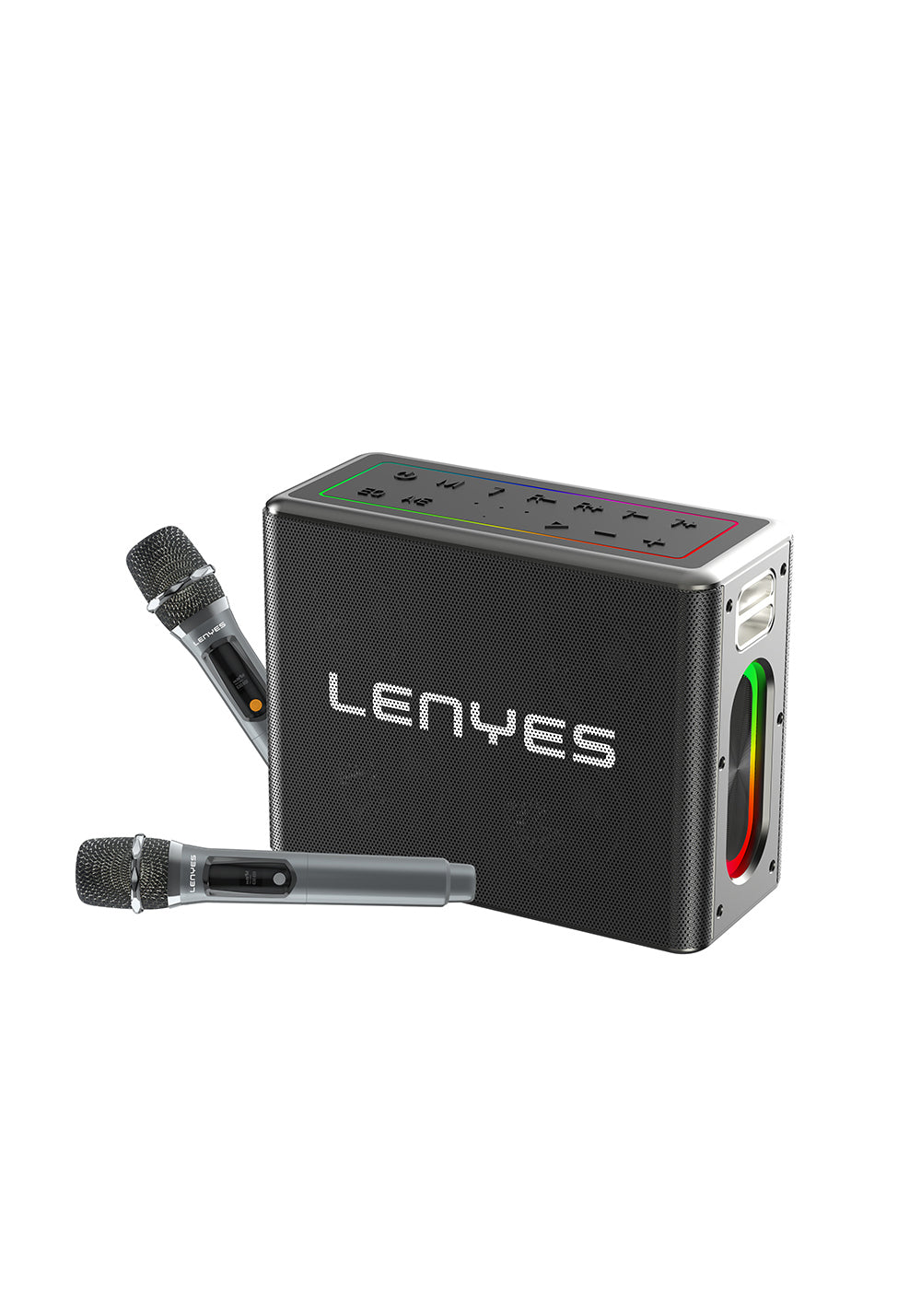 Lenyes S861 12.000mAh Powerbank Özellikli Çift Mikrofonlu Bluetooth Speaker Hoparlör v5.0