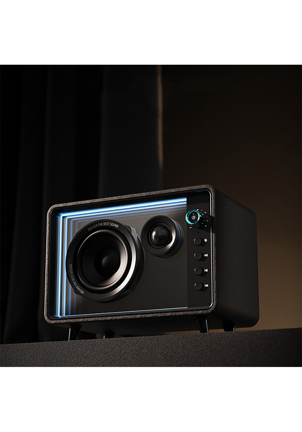 Lenyes S862 Su Geçirmez Mikrofonlu Çoklu Giriş Karaoke Bluetooth Hoparlör v5.3 120W